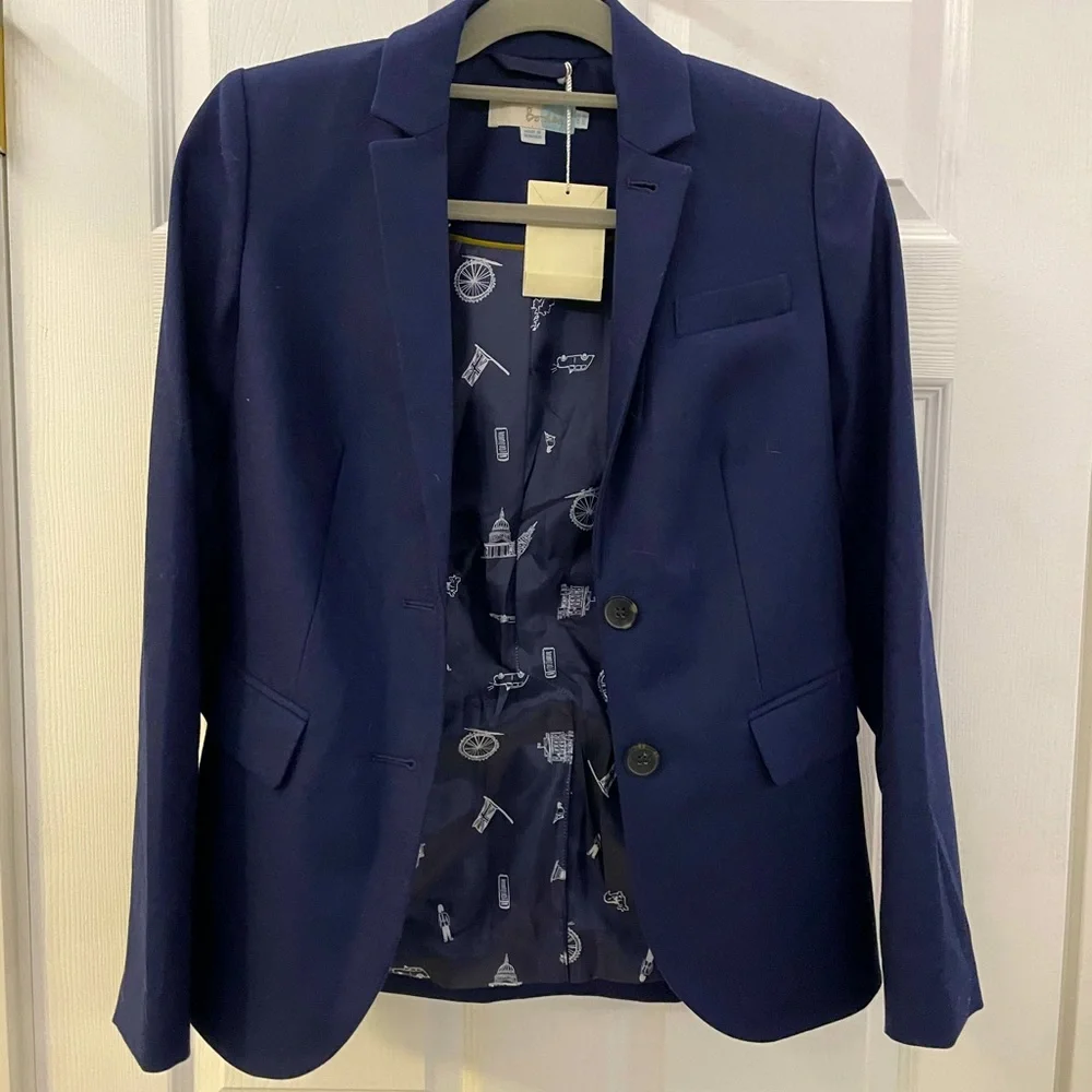 Boden navy blazer size 4 - Picture 1 of 5